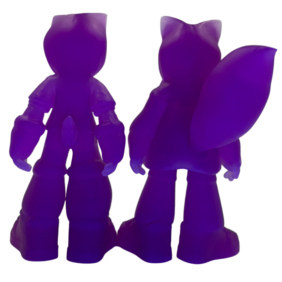 Adry Foxy & Otto Purple Chibi fluo