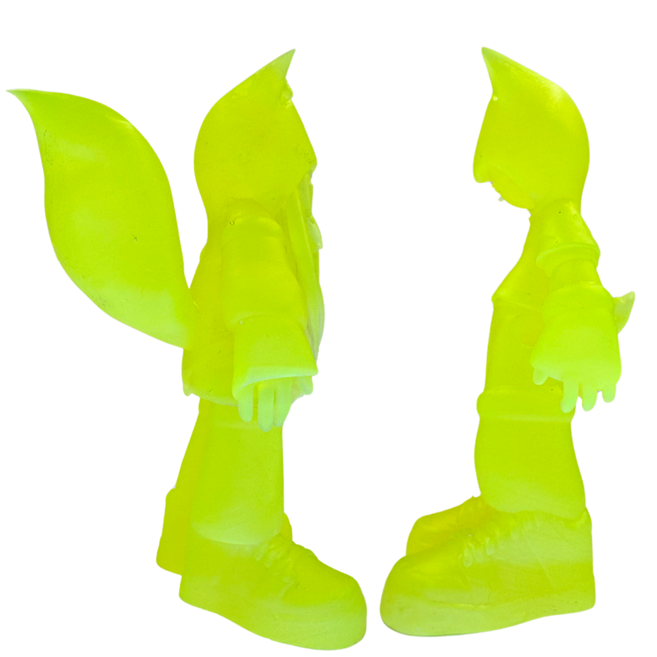 Adry Foxy & Otto Yellow Chibi  fluo