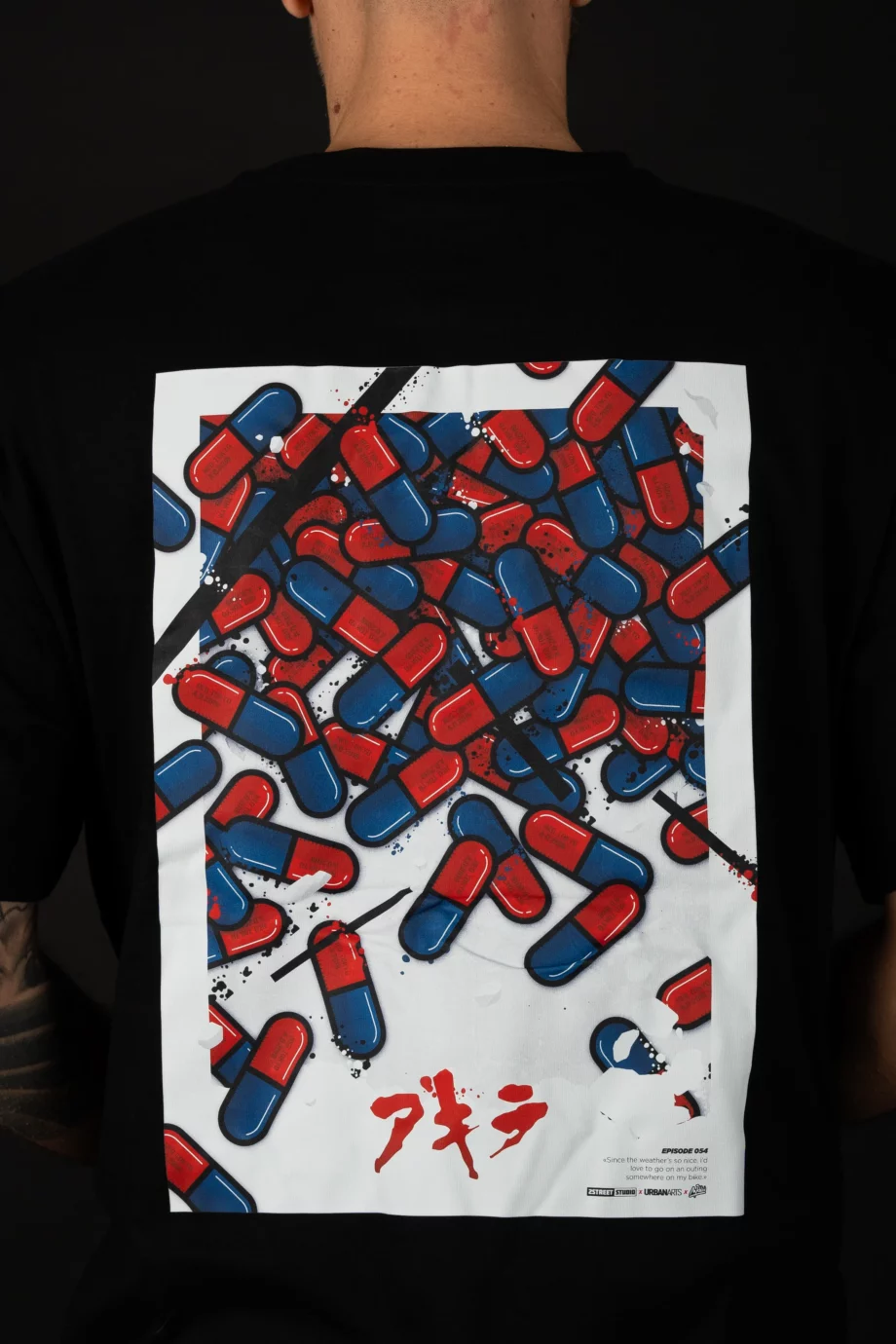 T-shirt Noir AR 2Street-Studio x Urban Arts Magazine - "The Capsules" par Monsieur Lebleu
