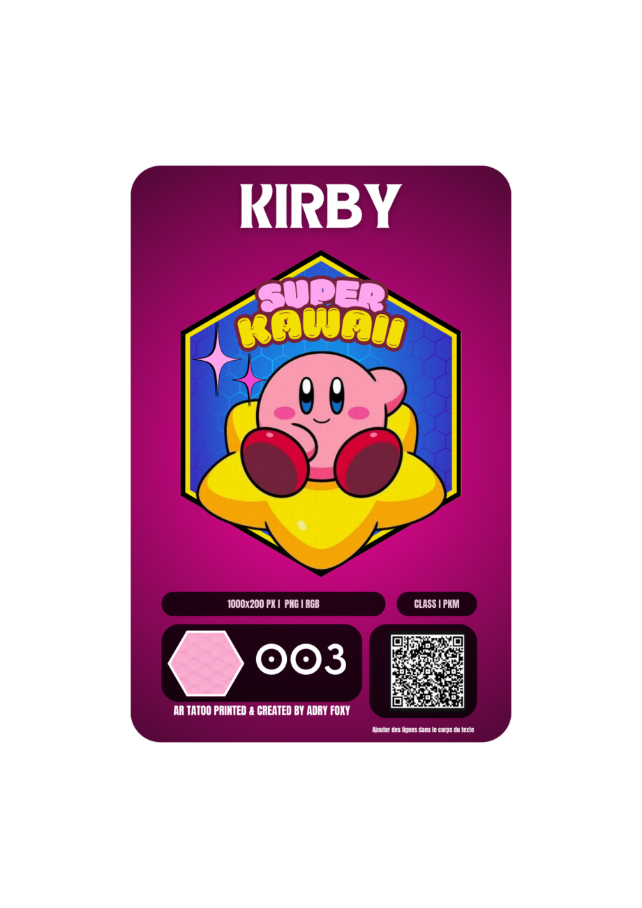 AR Tattoo - Kirby