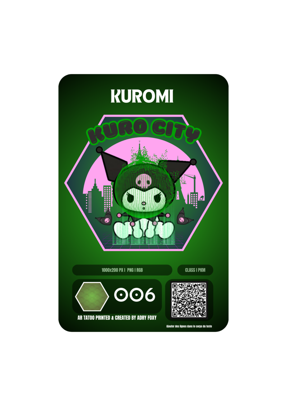 AR Tattoo - Kuromi city