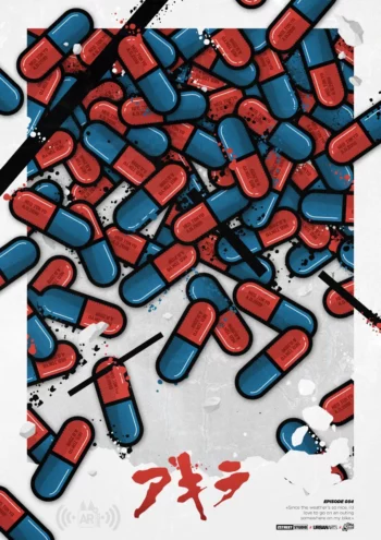Illustration en réalité augmentée "The Capsules" par Monsieur Lebleu, édition limitée.