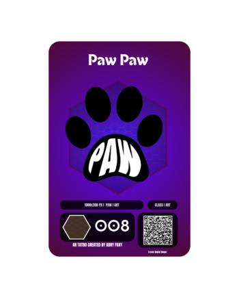 AR Tattoo - Paw Paw